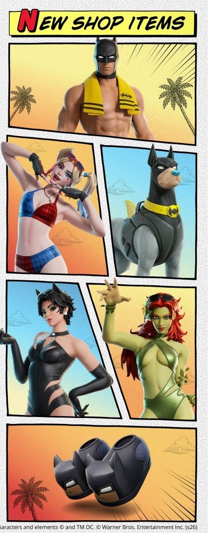 New Batman Cosmetics Coming to the Fortnite Item Shop